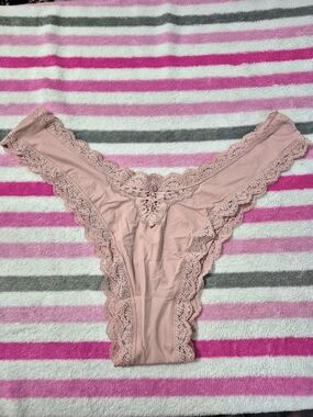 Victoria's Secret Dream Angels High-Leg Brazilian Panty Pink
